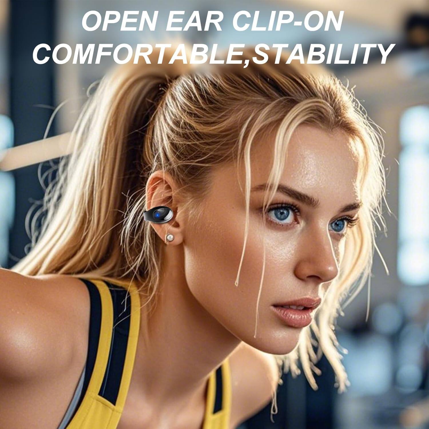 OPEN EAR CLIP-ON  
COMFORTABLE, STABILITY