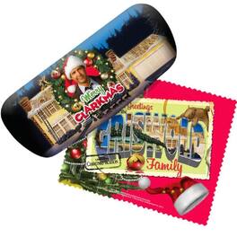 Spoontiques - Merry Clarksmas Christmas Vacation Eyeglass Case with Lens Cloth - Multicolor