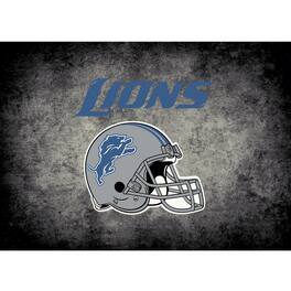 Imperial - Detroit Lions 3'10" x 5'4" Distressed Rug - Black