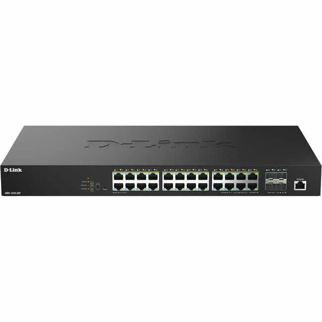 D-Link - DMS-1250-28P Ethernet Switch - 24 Ports - Manageable - 2.5 Gigabit Ethernet, 10 Gigabit Ethernet - 2.5GBase-T - Unknown