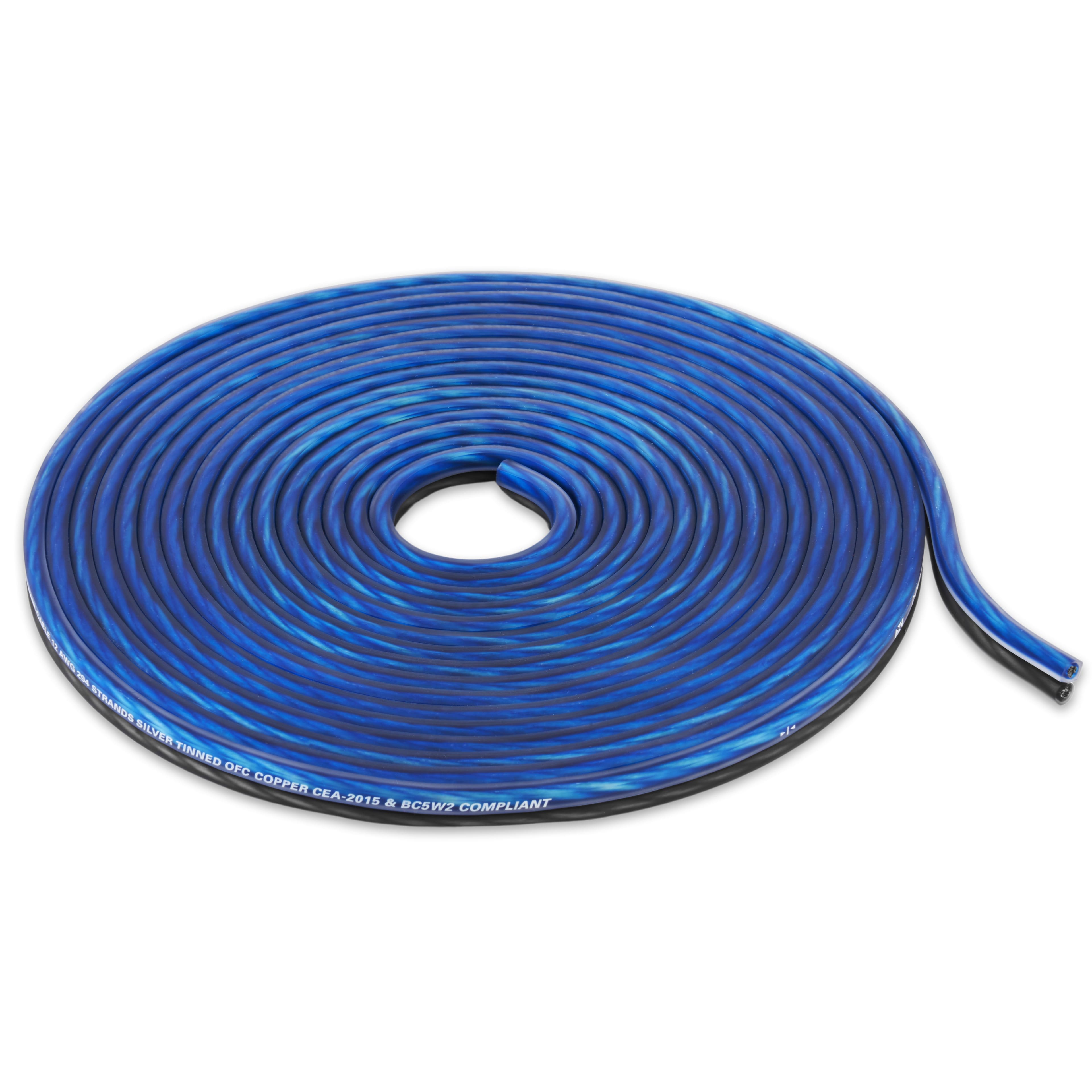 NVX - XWS1250 50 feet of True Spec 12 Gauge 100% Oxygen-Free Copper EnvyFlex Speaker Cable/Wire