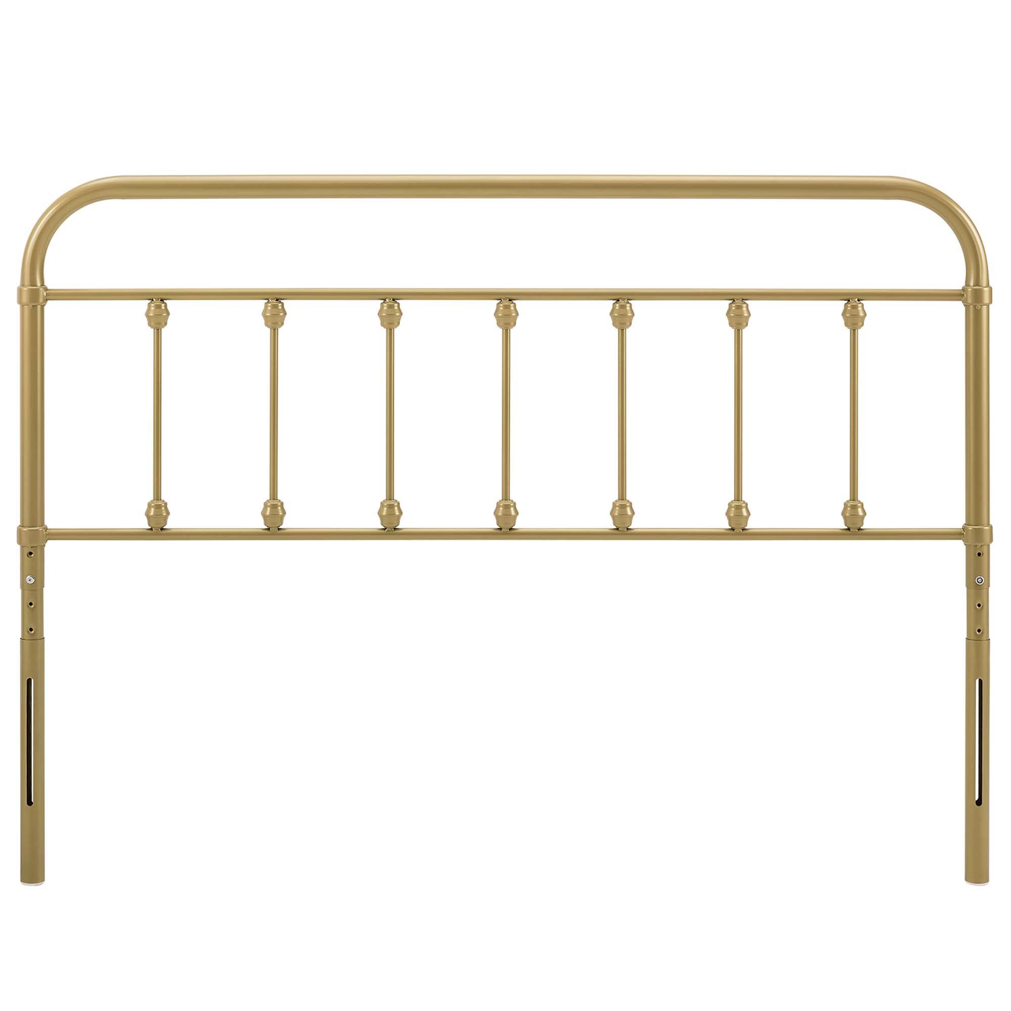 Left. Modway - Sage Metal Queen Headboard by Modway - Yellow.