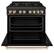 Left. ZLINE - Autograph 36" Legacy Dual Fuel Range with Gold Accents (RABZ-36-G) - Black.