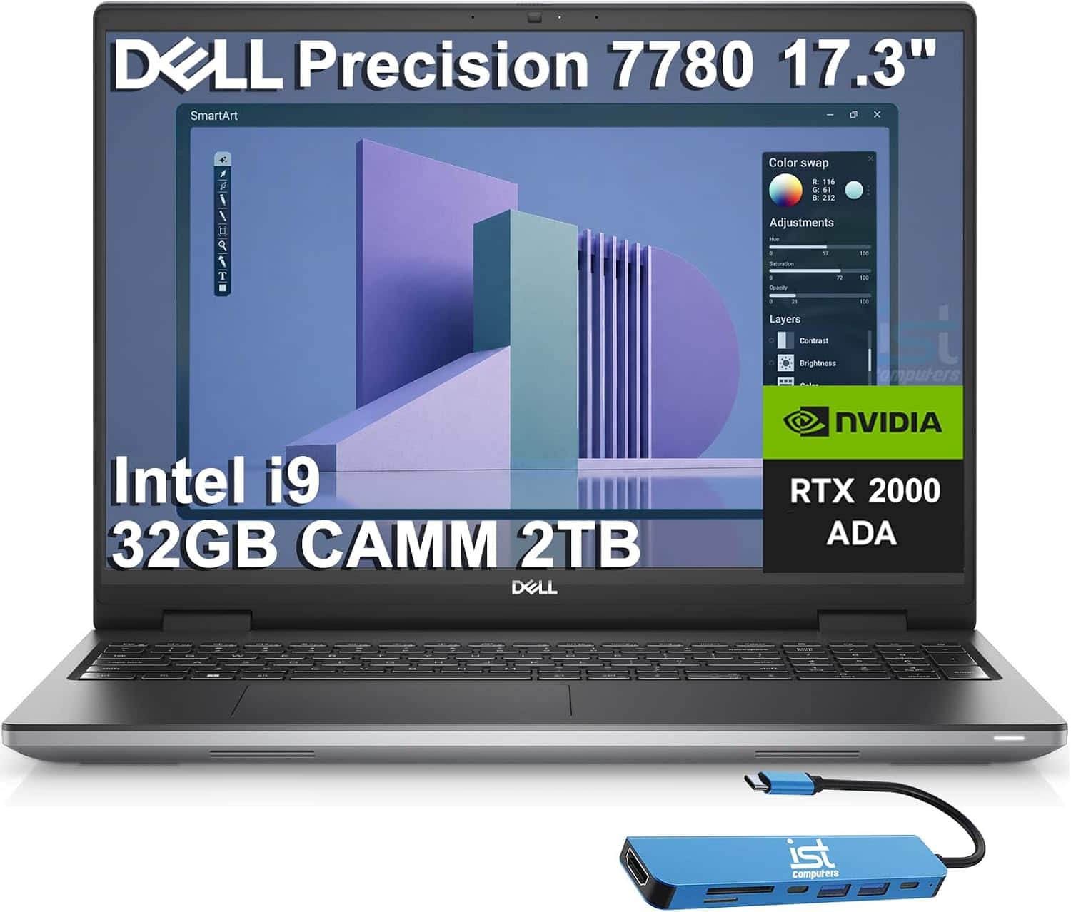 Dell Upgraded Precision 7780 17.3 FHD Workstation Precision 7