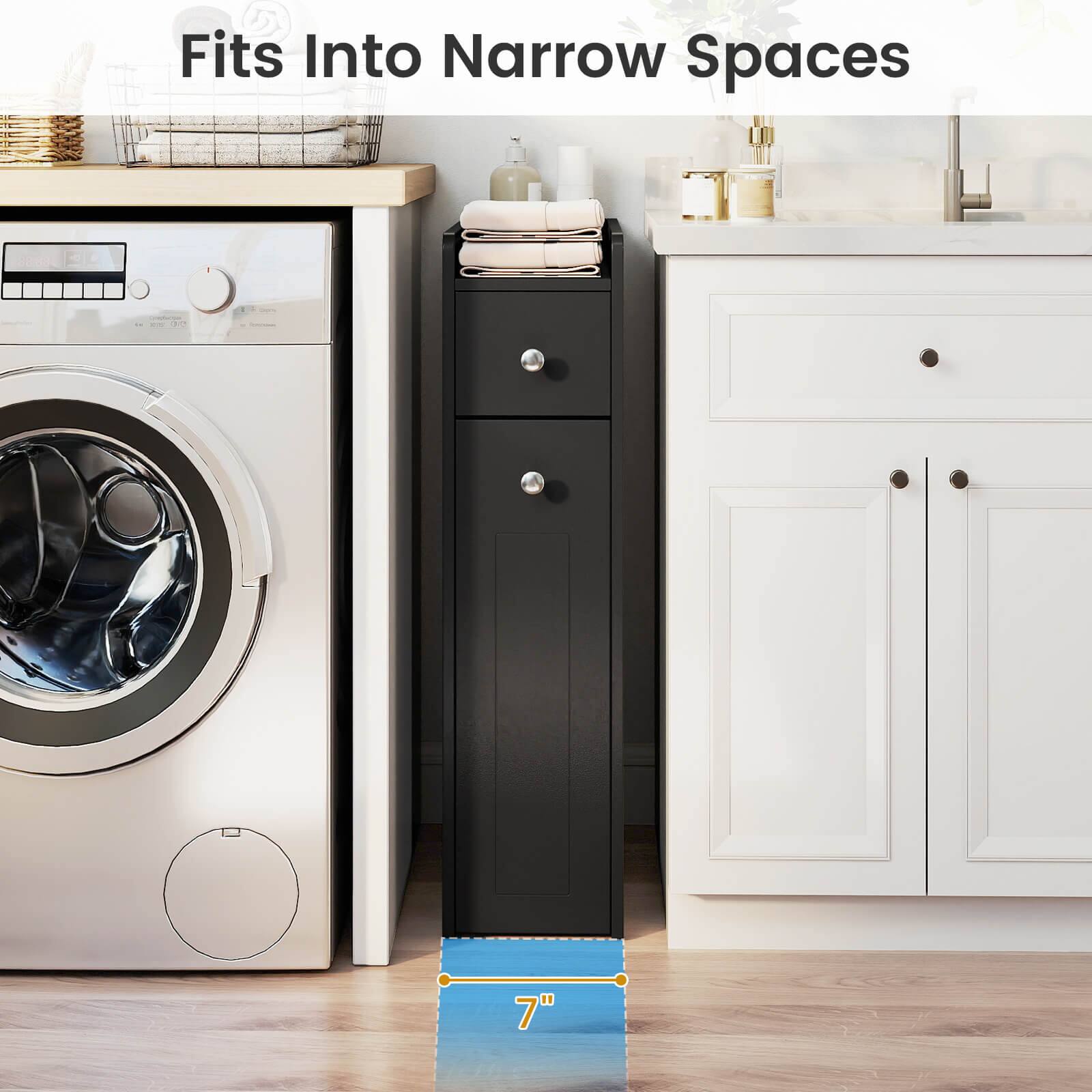 Fits Into Narrow Spaces  
7"