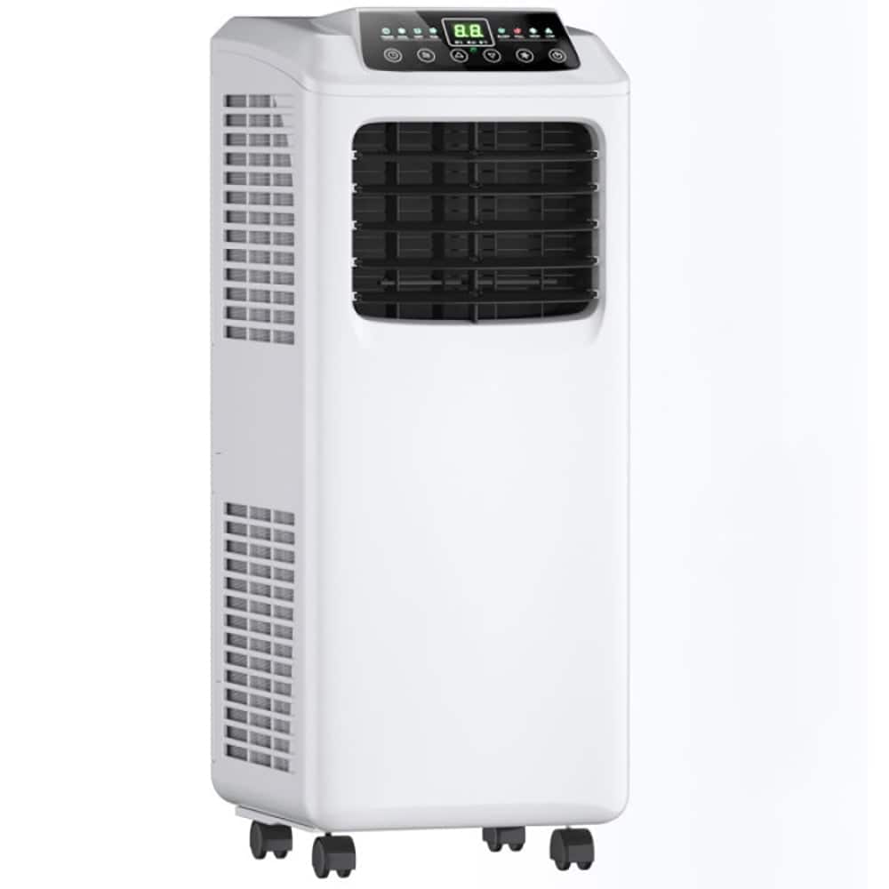 Resenkos - Air Conditioner, Cooler,9000 BTU Portable Air Conditioner with Built-in Dehumidifier and Remote Control - White