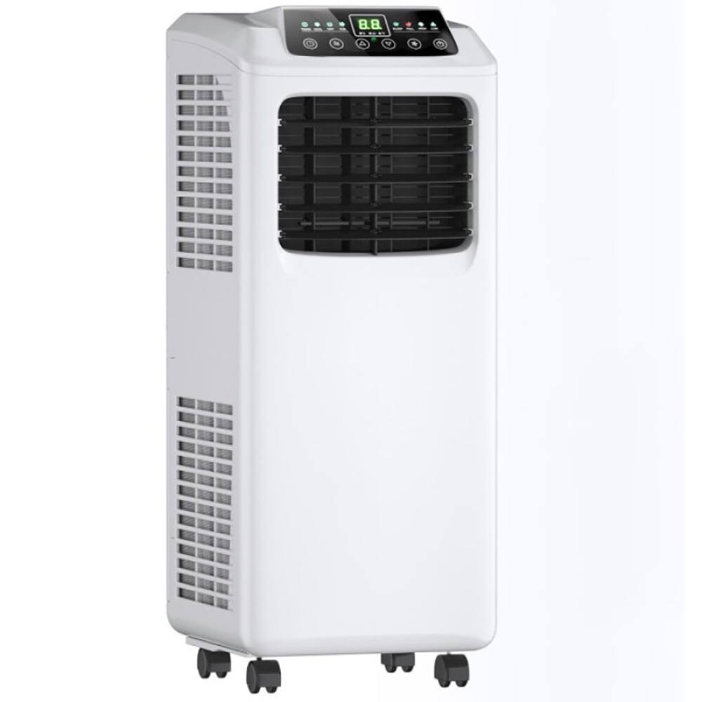 Front. Resenkos - Air Conditioner, Cooler,9000 BTU Portable Air Conditioner with Built-in Dehumidifier and Remote Control - White.
