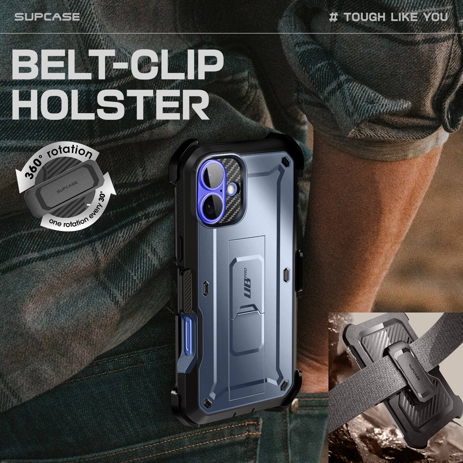 # TOUGH LIKE YOU

SUPCASE

BELT-CLIP HOLSTER

360° rotation  
one rotation every 30°

SUPCASE