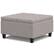 Angle. Simpli Home - Harrison Small Square Coffee Table Storage Ottoman - Cloud Grey.