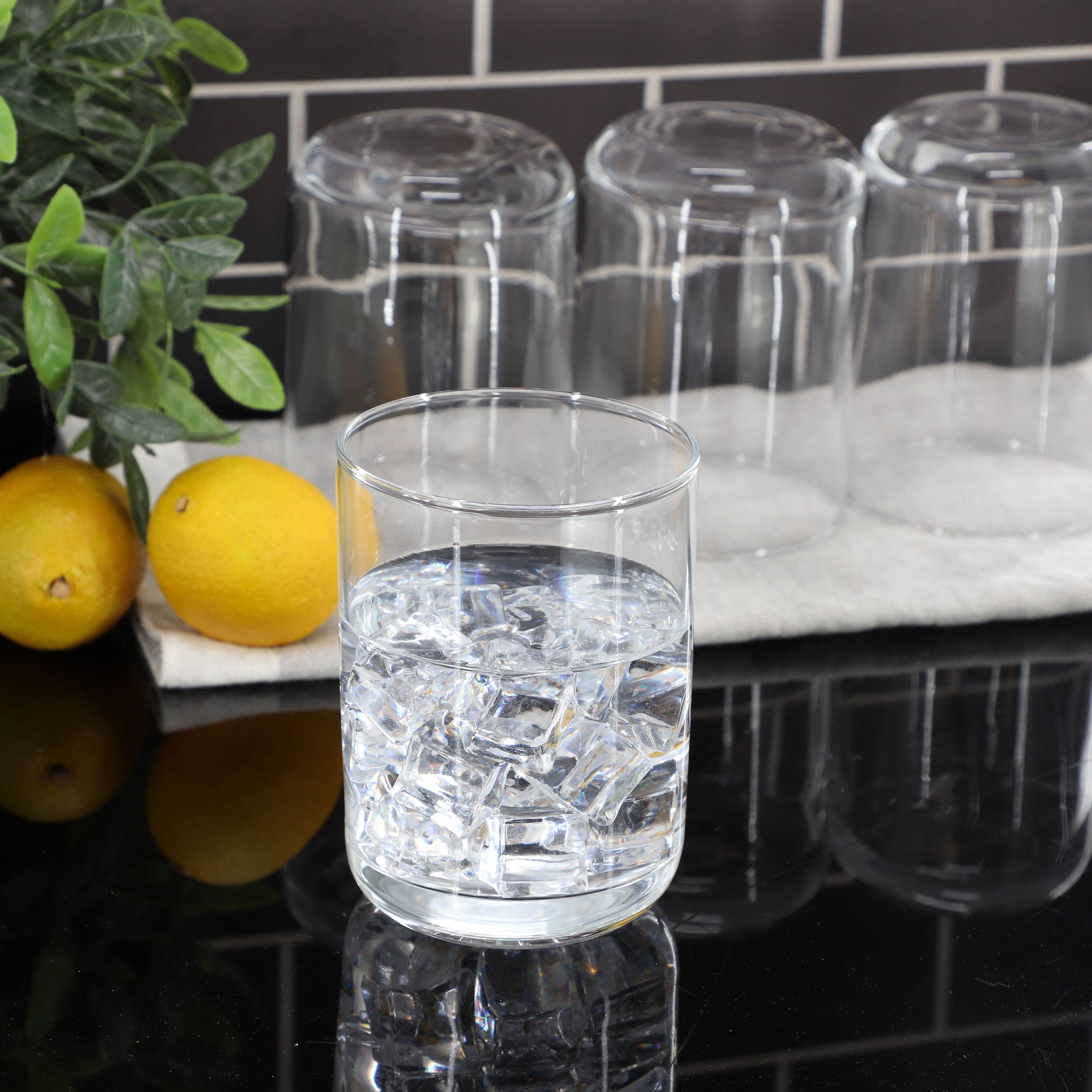 Alt View 4. Gibson - Gibson Home Emory 4 Piece 15 Ounce Double Old Fashioned Clear Glass Set - Clear.
