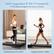 2023 Upgraded 2-in-1 Treadmill P1-P12 preset programs for you to choose:
Walking Mode: 0.5-2MPH
Jogging Mode: 2-4MPH