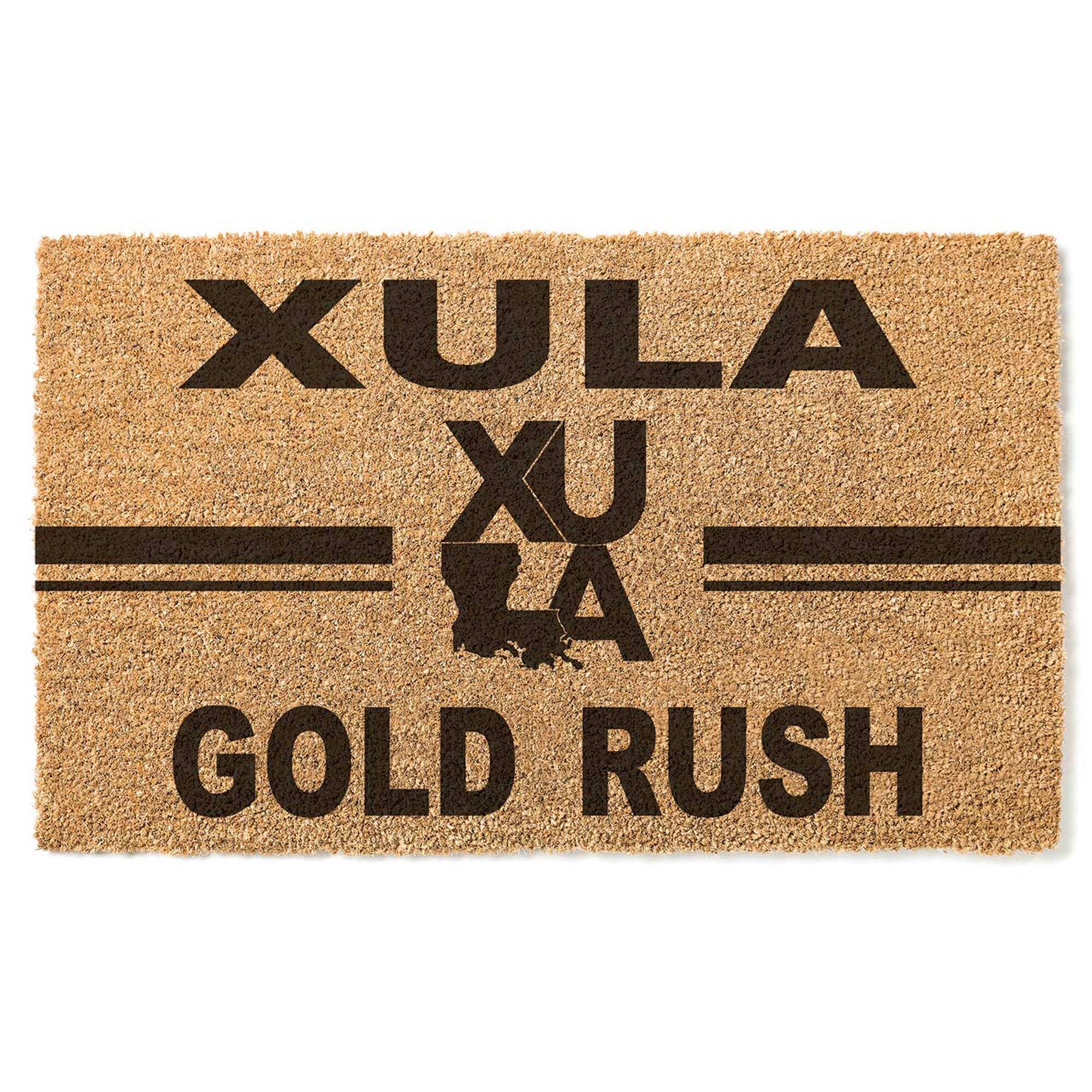 Xavier University of Louisiana Gold Rush 18" x 30" Team Logo Doormat