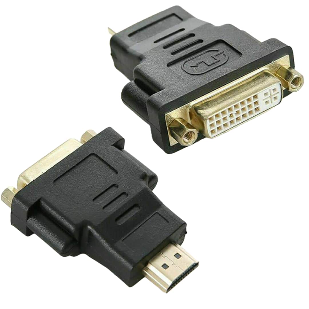 Sanoxy - DVI Female To HDMI Male Connector Adapter Converter 1080P PC Desktop TV Laptop
