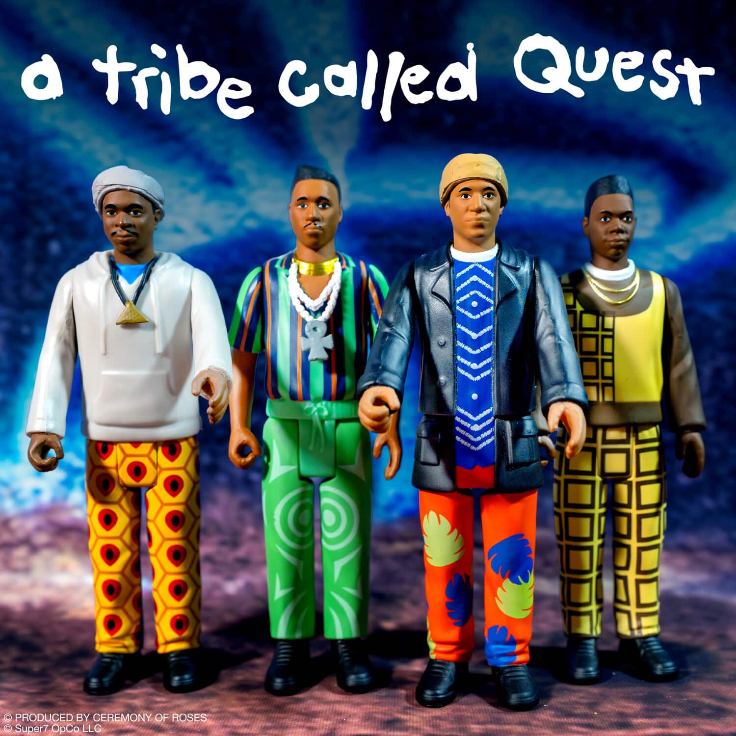A Tribe Called Quest Super7 A Tribe Called Quest ReAction Figures