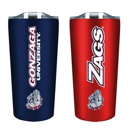 The Fanatic Group - Gonzaga Bulldogs 18oz. Soft Touch Tumbler Two-Piece Set - Multicolor