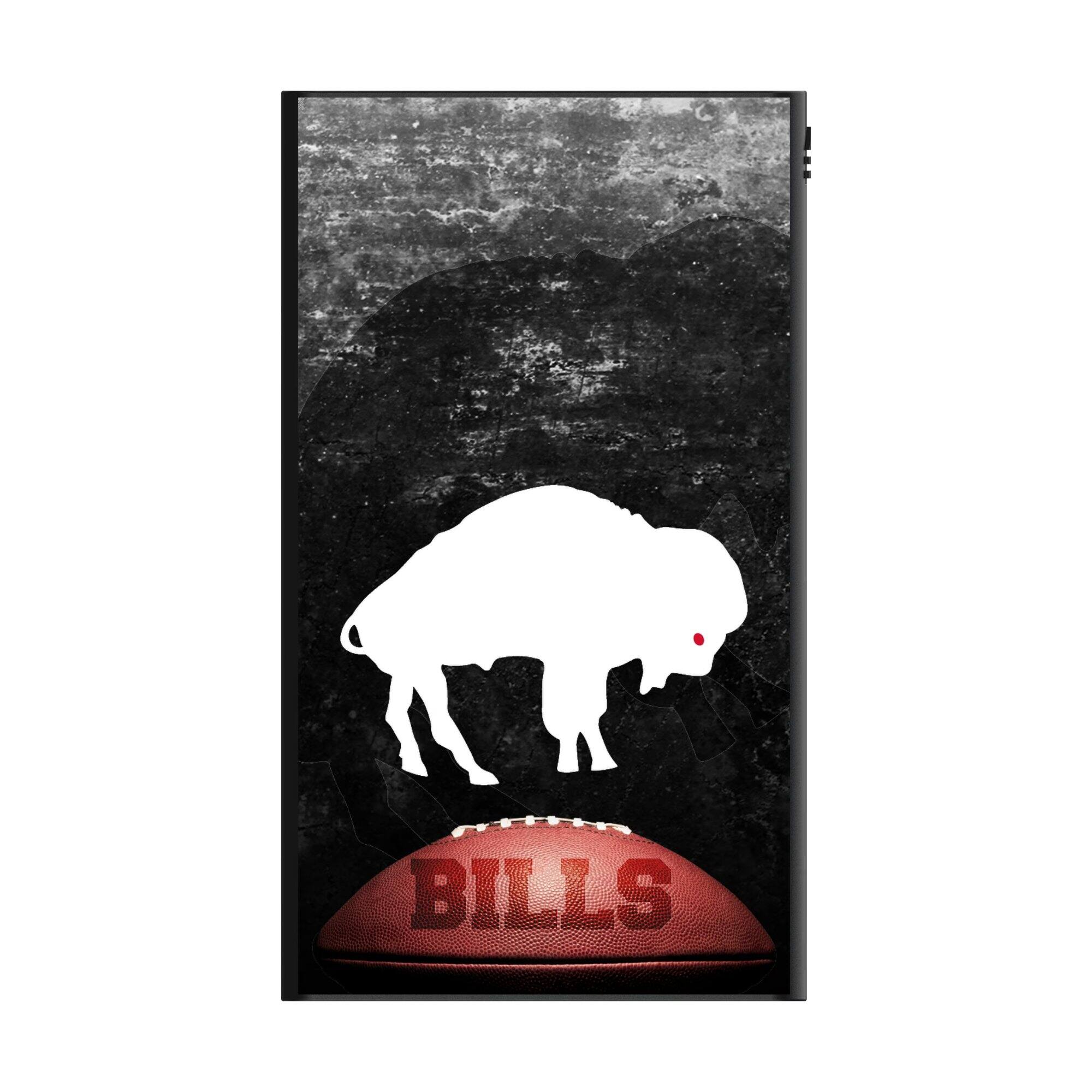 Alt View 1. Keyscaper - Buffalo Bills 5000mAh Flat Powerbank - Black.