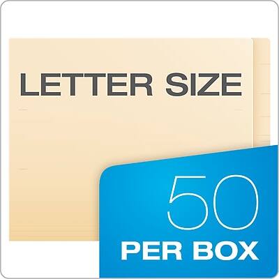 LETTER SIZE  
50 PER BOX