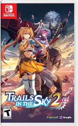 NINTENDO SWITCH
TRAILS IN THE SKY 2nd CHAPTER
TEEN ESRB
Falcom GungHo - T (Teen 13+)