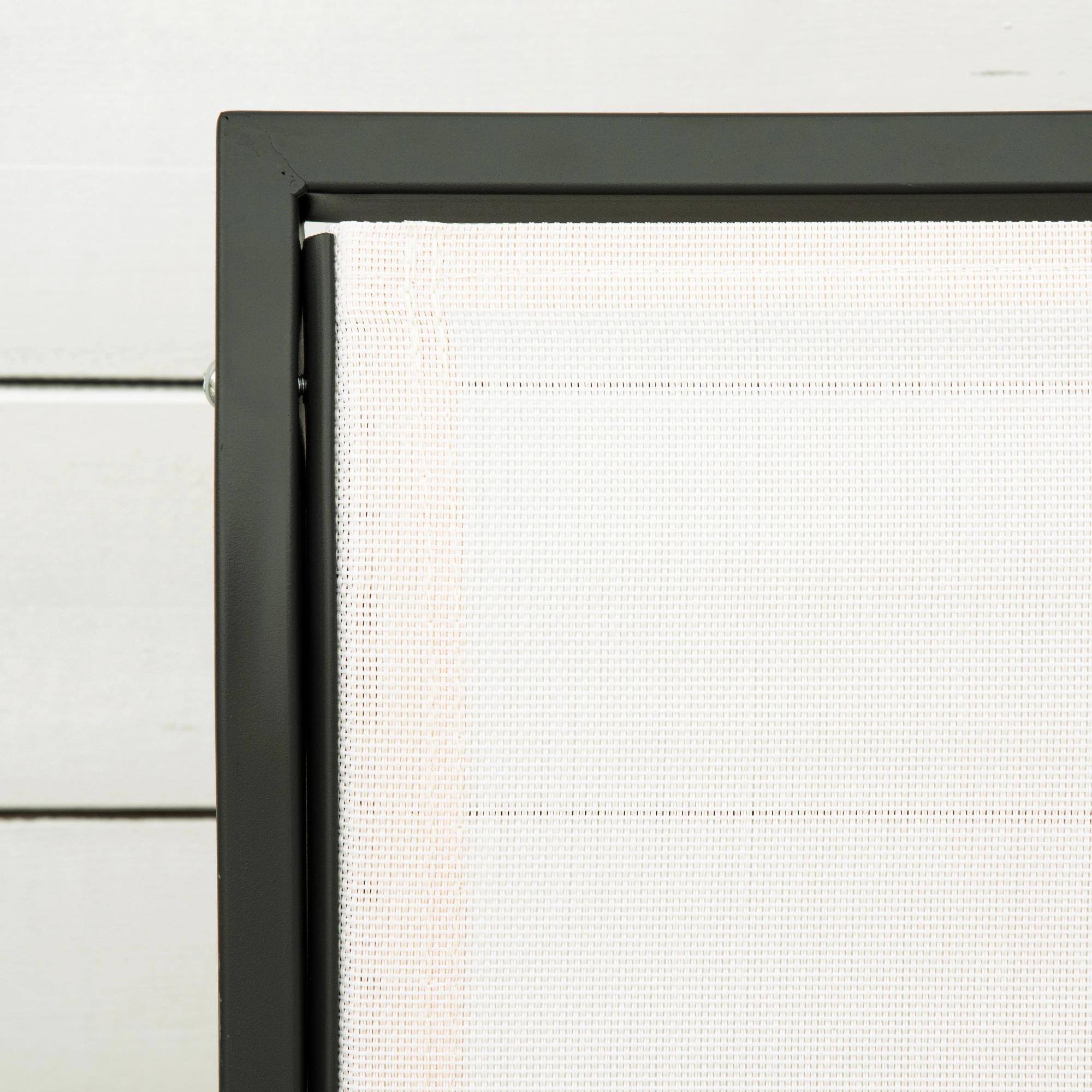 Alt View 1. Resenkos - Resenkos 3-Seater Outdoor Swing Bench, Mesh Fabric, Metal Frame, Comfortable Patio Glider, Porch Seating,Cream White - Cream White.