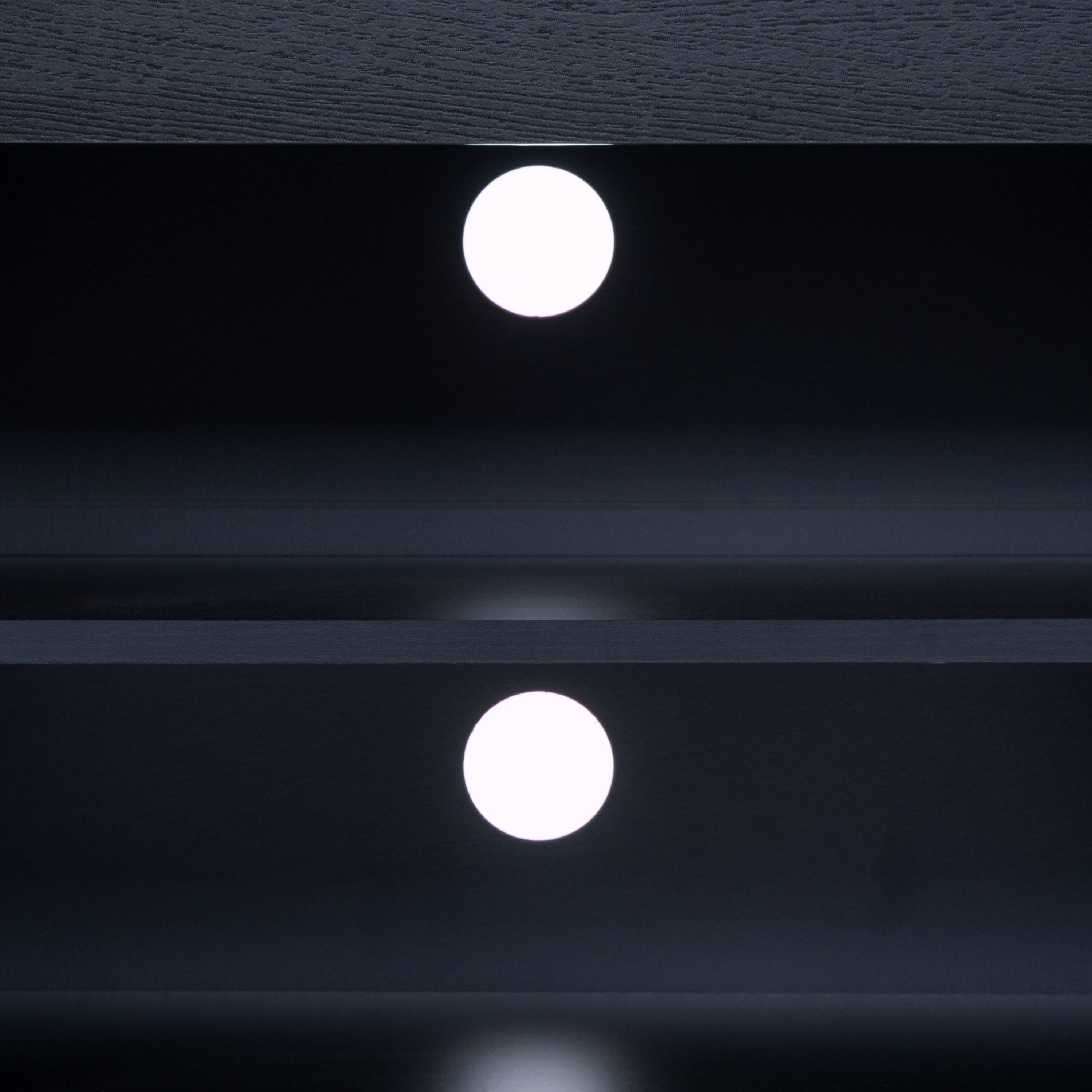 Alt View 6. CorLiving - Media Console for Most TVs up to 75" - Black Ravenwood.