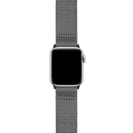 StrapsCo - Pro Seatbelt Strap Nylon Watch Band For Apple Watch - 40mm/41mm/42mm (Short-Medium) - Slate