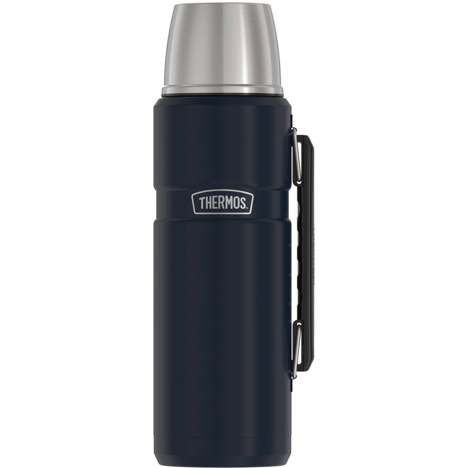 Left. Thermos - Stainless King Vacuum Insulated Stainless Steel Beverage Bottle 1.2 L - Matte Blue.