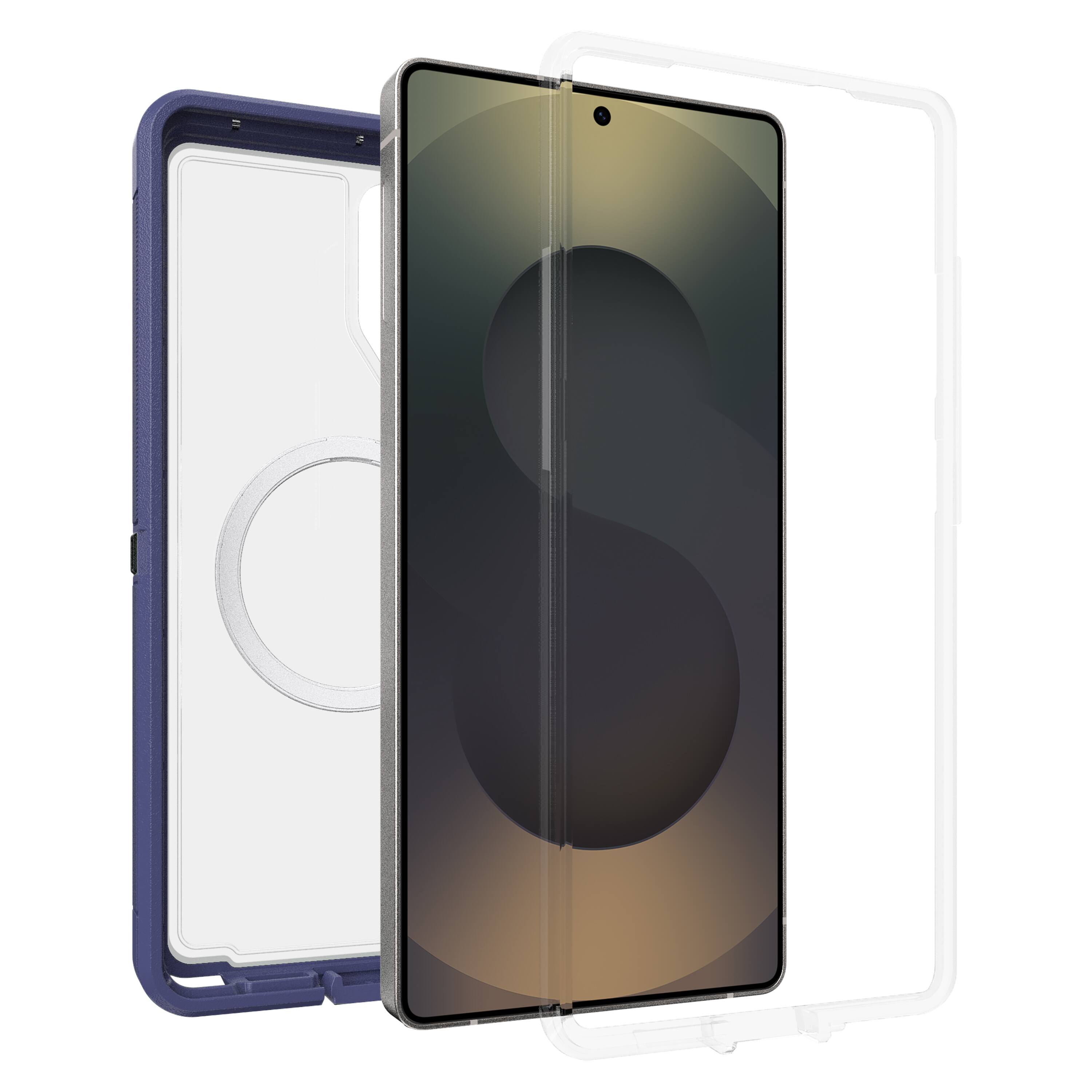 Back. OtterBox - Defender Series Pro XT Hard Shell with Magnets for Samsung Galaxy S25 Ultra - Denver Dusk.