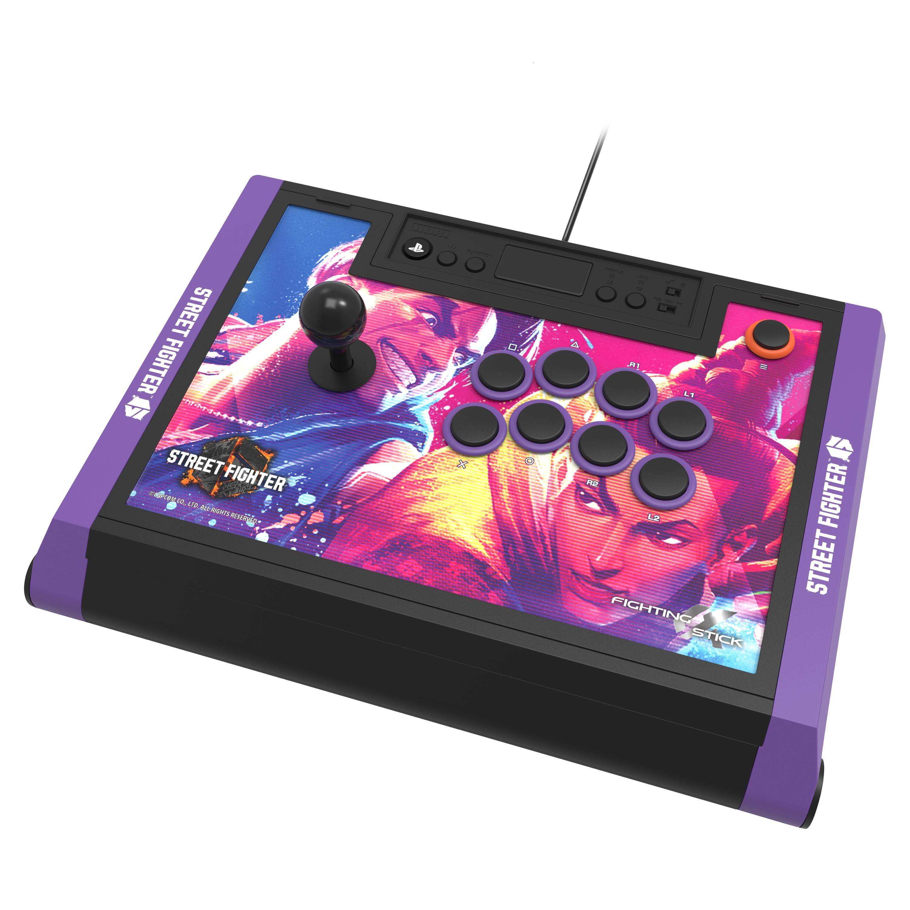 Angle. Hori - HORI PS5 Fighting Stick Alpha (Street Fighter 6) - Street Fighter 6.
