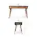 Left Zoom. Finch - Friedman Desk Console Table - Gray.