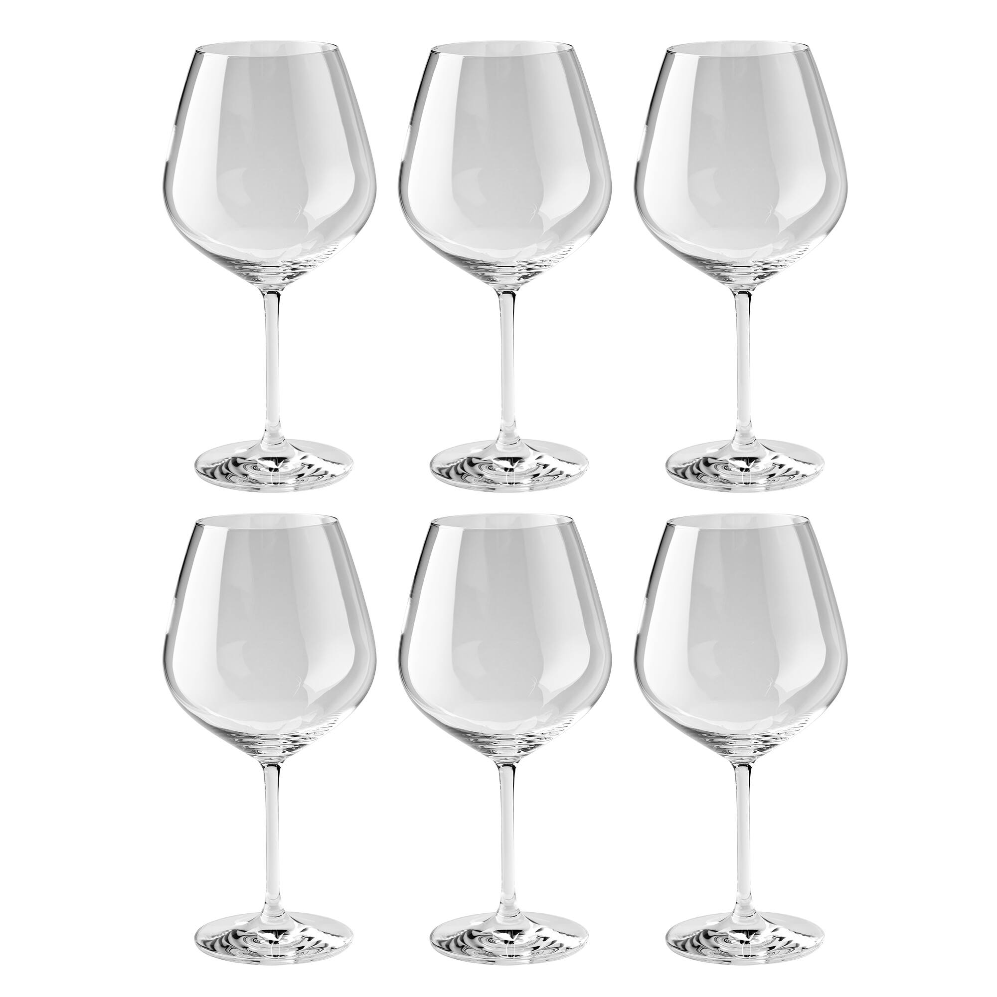 Alt View 1. ZWILLING - ZWILLING Predicat 6-pc Burgundy White Glass Set - Clear.