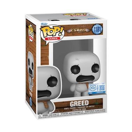 Funko ESAAC POP! GAMES  
1181  
WARNING CONNE  
GREED / FIGURINE EN VINYLE VINYL FIGURE FIGURA DE DE ASFXA ADVER ENCA PELICIO A ATTENTION