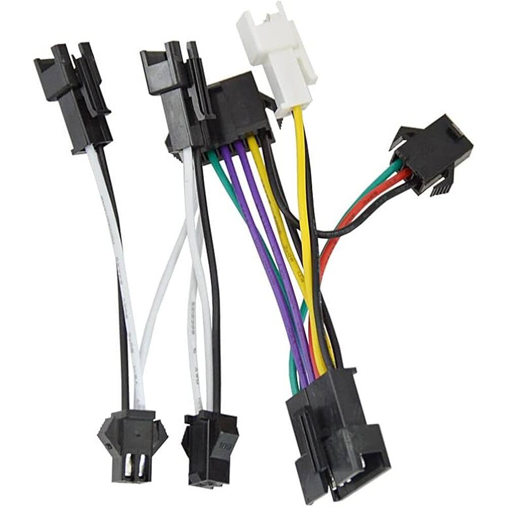 Angle. RTMB - “Bicycle Headlight & Tail Light Set with Turn Signals – 24–48V eBike Front & Rear Lights, Switch-Controlled, with Horn f.