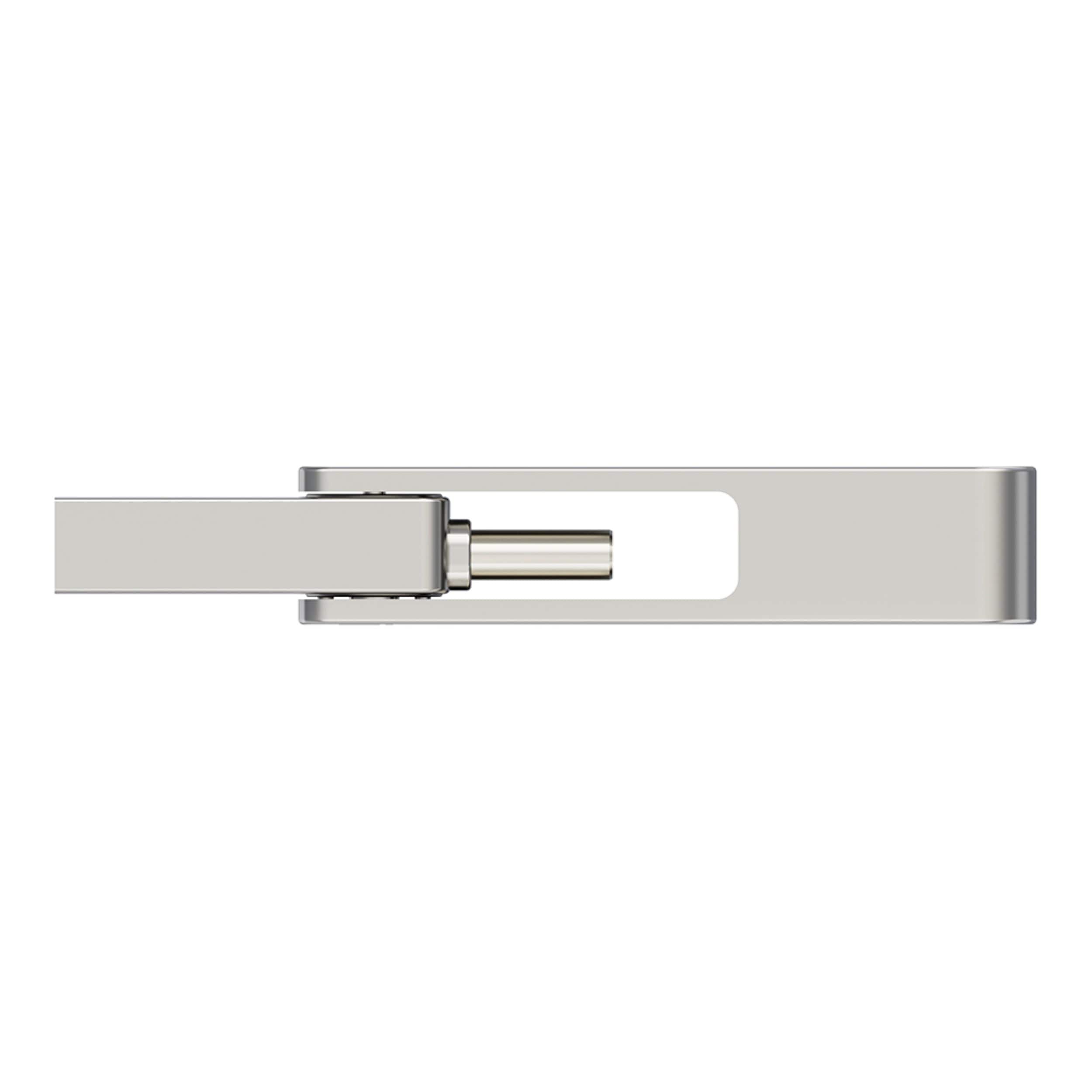 Alt View 13. PNY - 128GB DUO LINK USB 3.2 Type-C Dual Flash Drive - Silver.
