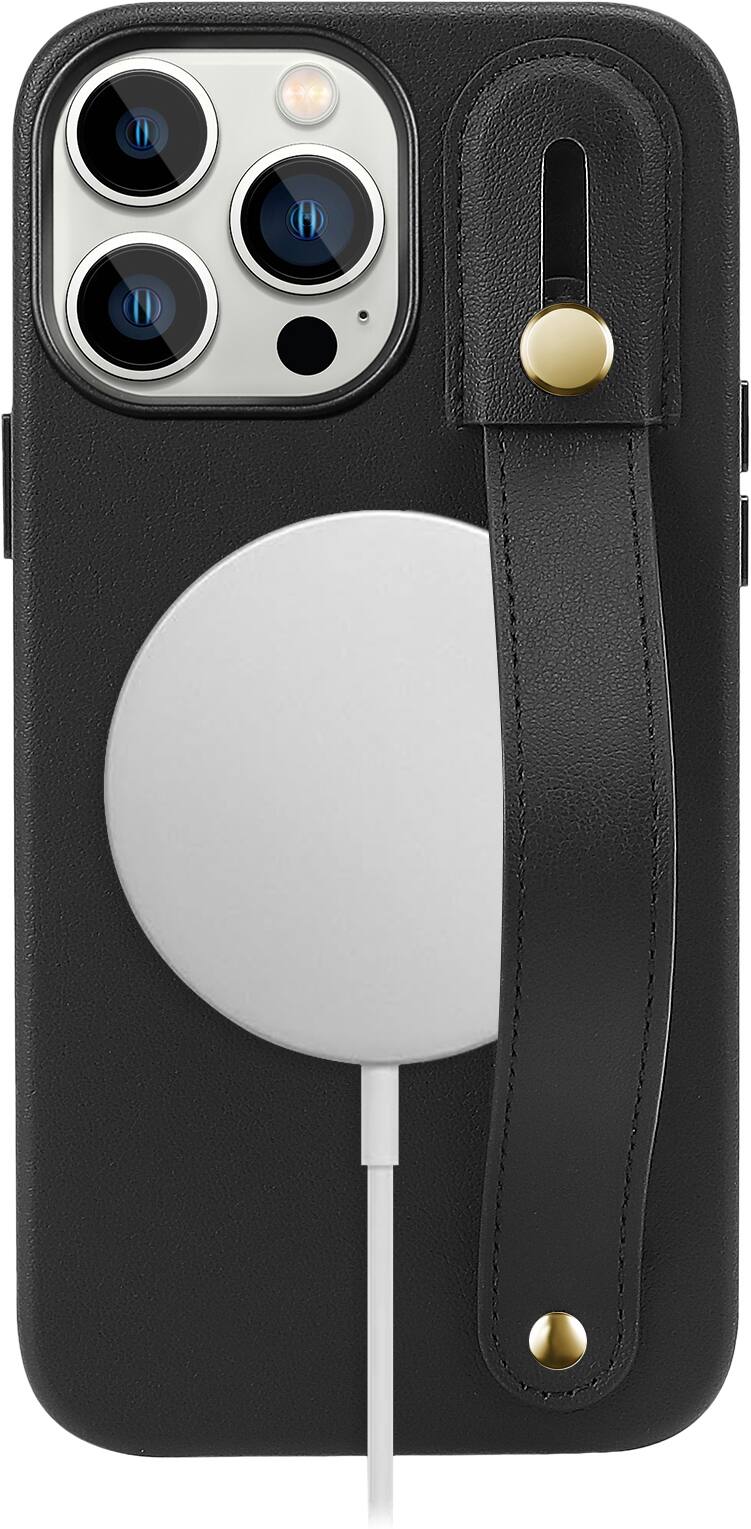 Alt View 17. SaharaCase - FingerGrip Series Case for Apple iPhone 14 Pro - Black.