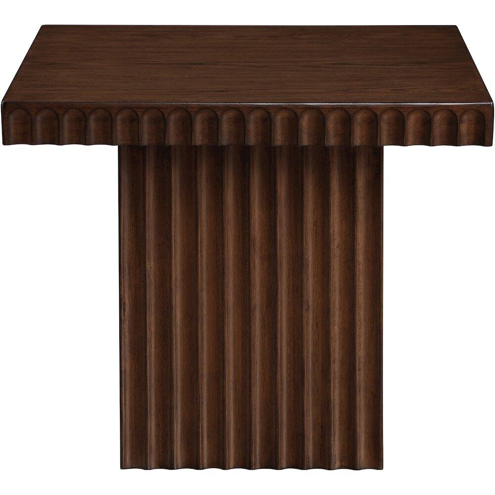 Alt View 3. Meridian Furniture - Spencer Brown Oak Veneer Coffee Table - Brown.