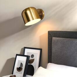 Avenue 1-Light Wall Sconce by Modway - Satin Brass