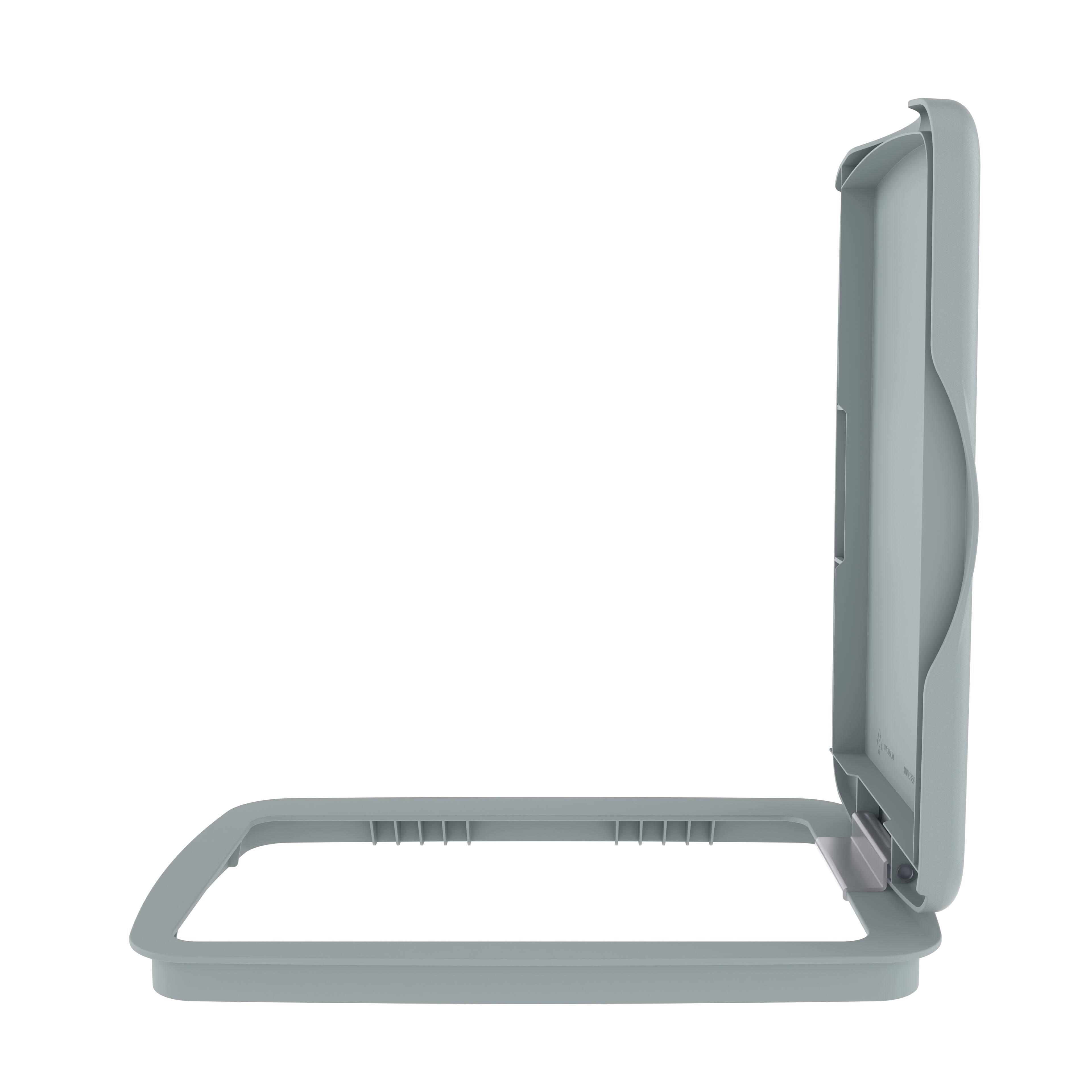 Alt View 8. Rev-A-Shelf - Rev-A-Shelf 32 qt. Trash Can Replacement Lid, Gray (Lid Only), RV-32-LID-14-1-40 - Gray.