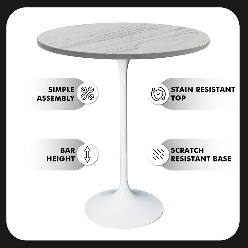 SIMPLE ASSEMBLY  
STAIN RESISTANT TOP  
BAR HEIGHT  
SCRATCH RESISTANT BASE