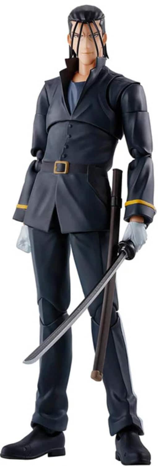 PopMarket - Tamashii Nations - Rurouni Kenshin - S.H.Figuarts - Hajime Saito Action Figure - COLLECTIBLES - Multicolor