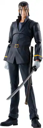 PopMarket - Tamashii Nations - Rurouni Kenshin - S.H.Figuarts - Hajime Saito Action Figure - COLLECTIBLES - Multicolor