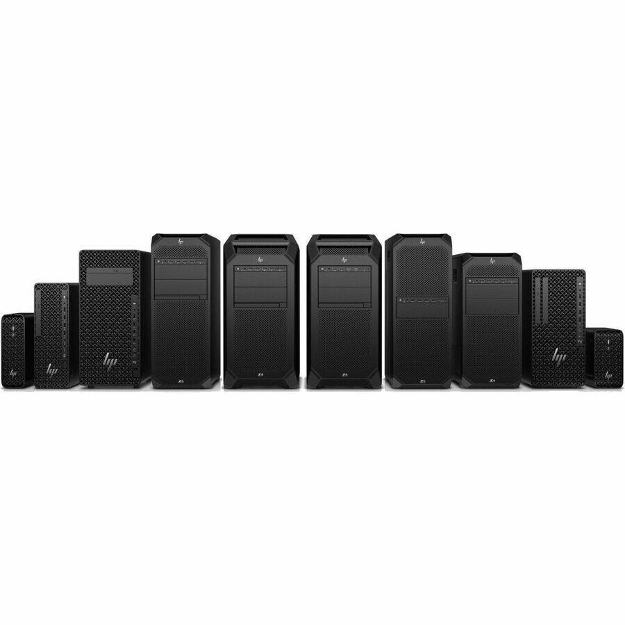 Alt View 4. HP - HP Z2 Mini G1i Workstation - Intel Core Ultra 9 285K - 32 GB - 1 TB SSD - Mini PC - Black - Intel W880 Chip - Windows 11 - Black.