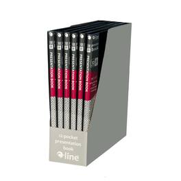 C-line - Bound Sheet Protector Presentation Book 12-Pocket Pack of 6