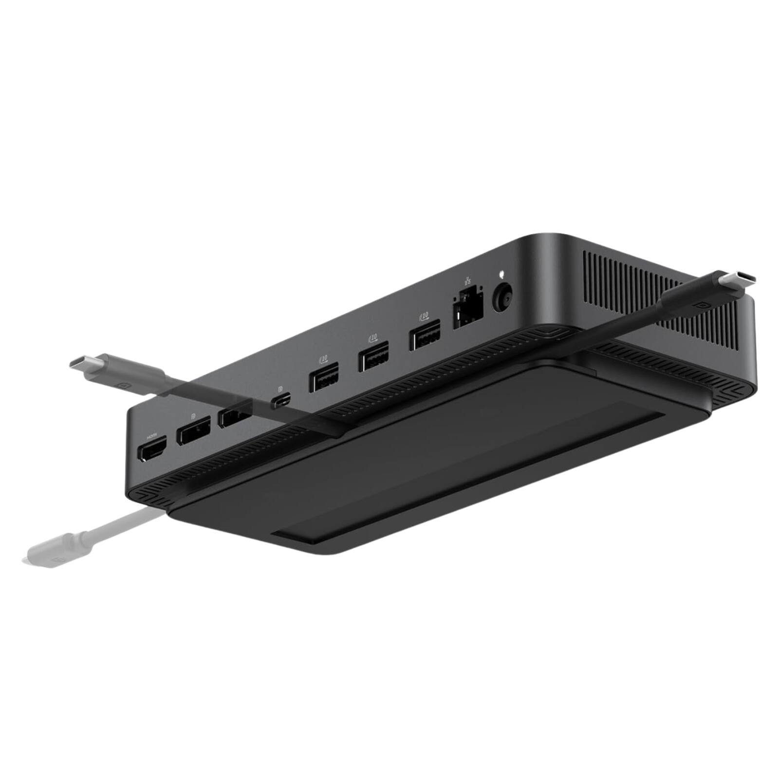 Alt View 6. Dell - Pro Dock WD25Z USB-C Docking Station, Up to 130W Power Delivery, Up to Four Displays, 2.5GbE Ethernet, DELL-WD25Z - Black.