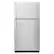 Front. Whirlpool - 20.5 Cu. Ft. Top-Freezer Refrigerator with Frameless Glass Shelves - Monochromatic Stainless Steel.