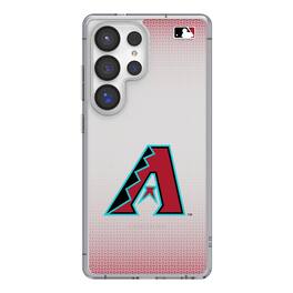 Keyscaper - MLB - Arizona Diamondbacks Linen Logo Galaxy Clear Case - S22 - Multicolor