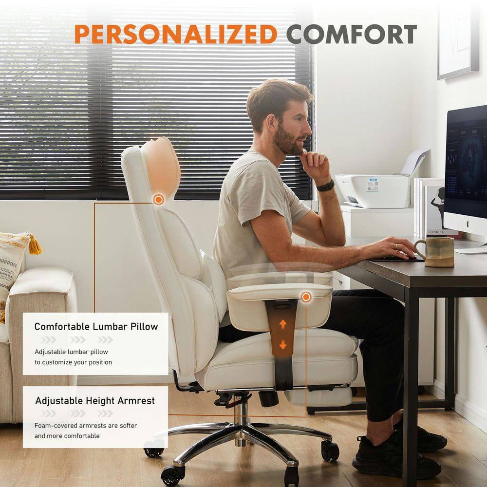 PERSONALIZED COMFORT

Comfortable Lumbar Pillow
Adjustable lumbar pillow to customize your position

Adjustable Height Armrest
Foam-covered armrests are softer and more comfortable