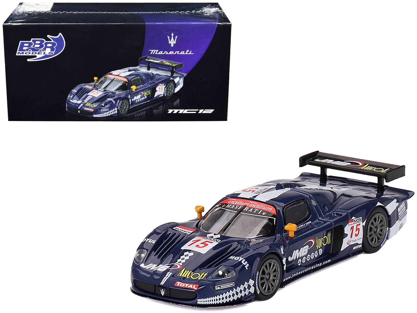 "Maserati MC12 Competizione #15 ""JMB Racing"" ""24 Hours of Spa"" (2008) 1/64 Diecast Model Car by BBR" price history on PriceWatchPro