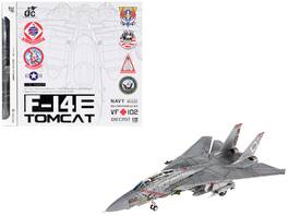 Grumman F-14B Tomcat Fighter Aircraft "Operation Enduring Freedom" (2001) US Navy 1/72 Diecast Model by JC Wings