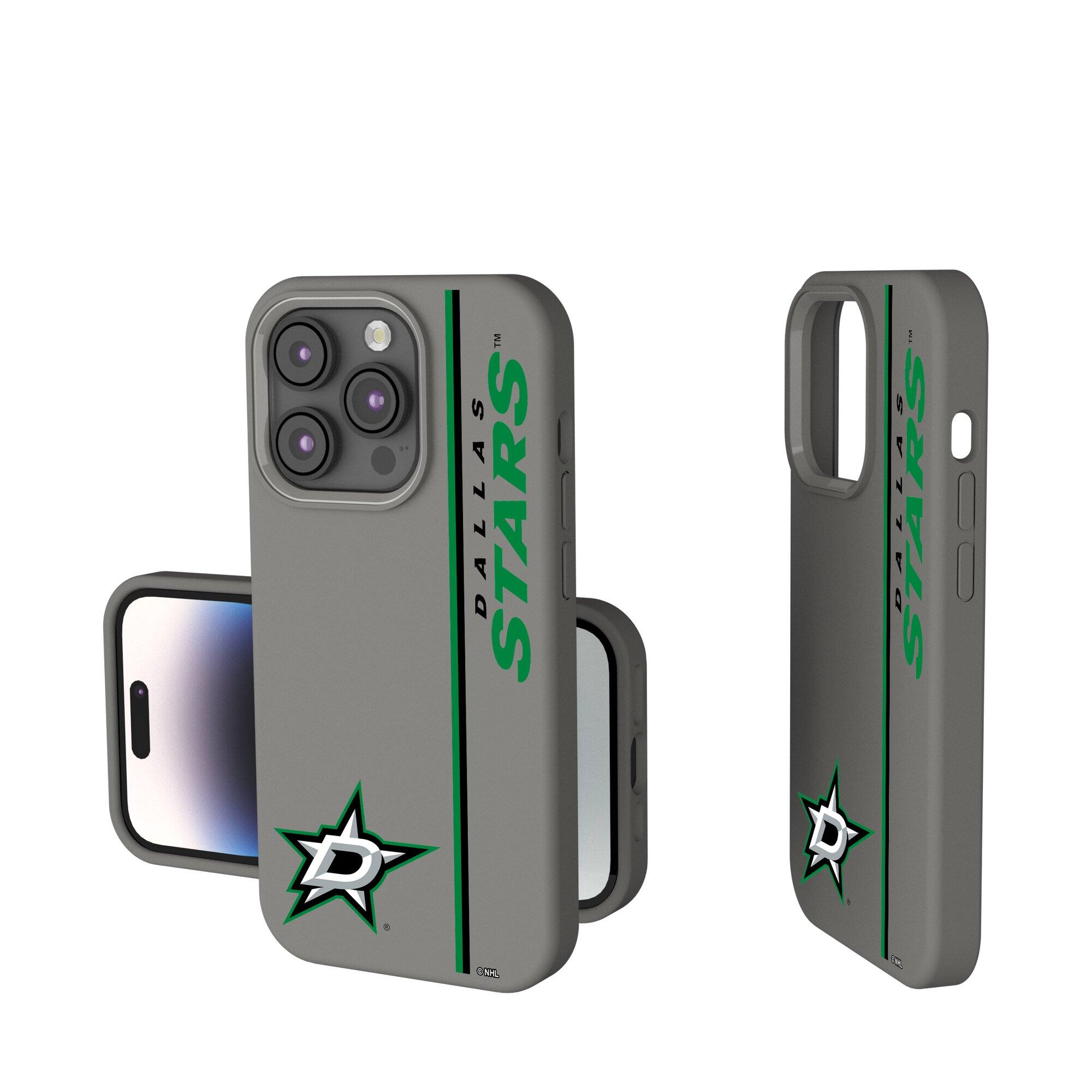 Keyscaper - NHL - Dallas Stars Sidebar Soft Touch iPhone Case - 15 - Gray