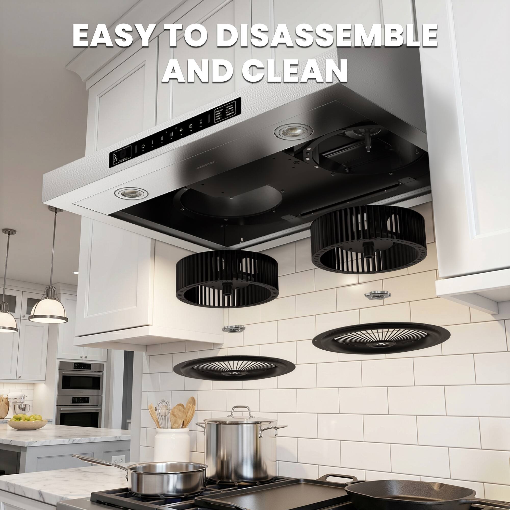 EASY TO DISASSEMBLE AND CLEAN